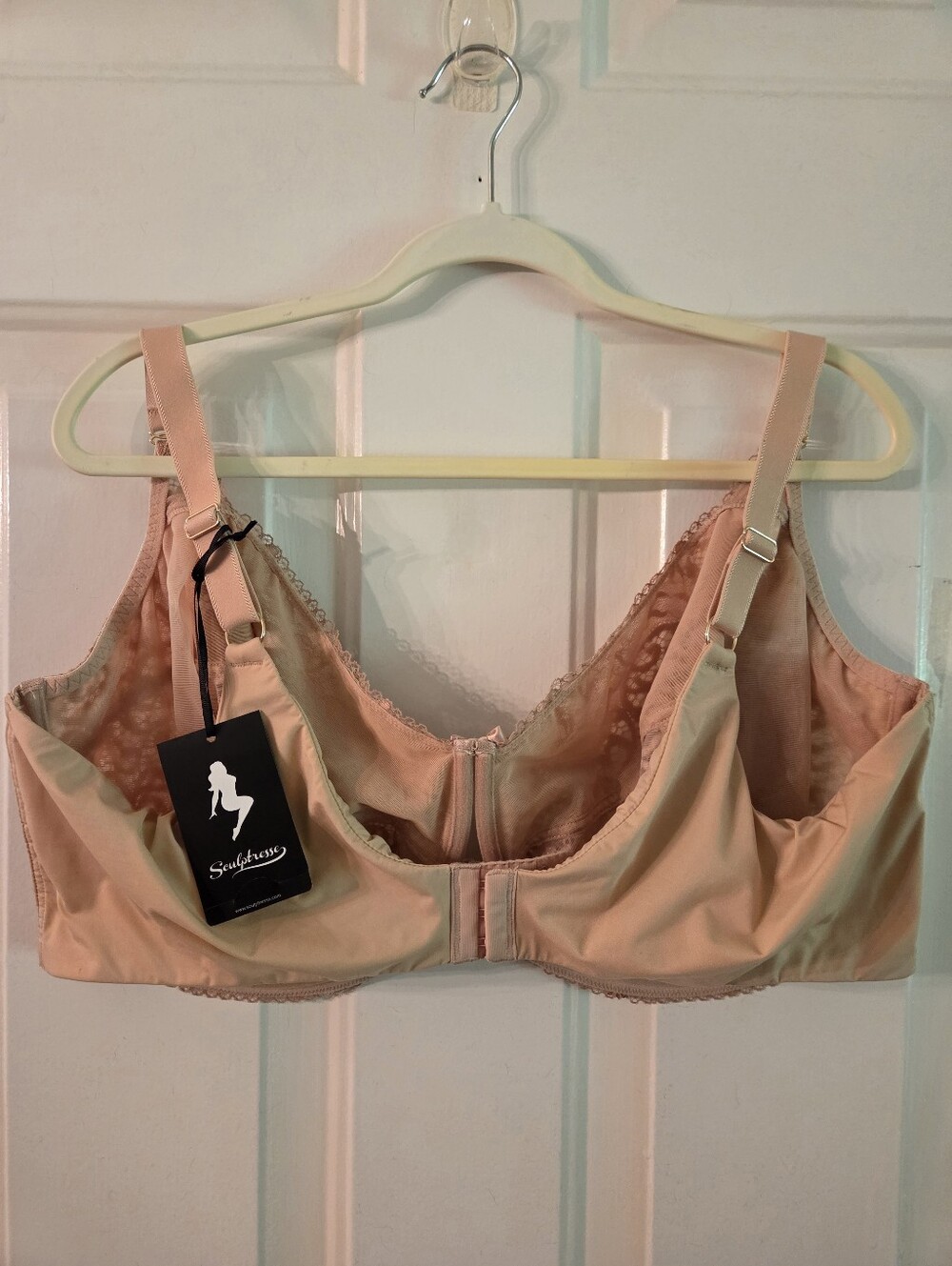 NEW Scupltresse by Panache Estel Lace Full Cup Underwire Bra 9685 Honey (Beige) - Picture 9 of 10